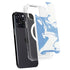 Marbleized Blue iPhone 15 Pro Max MagSafe Case