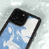 Marbleized Blue iPhone 14 Pro Max Waterproof Case