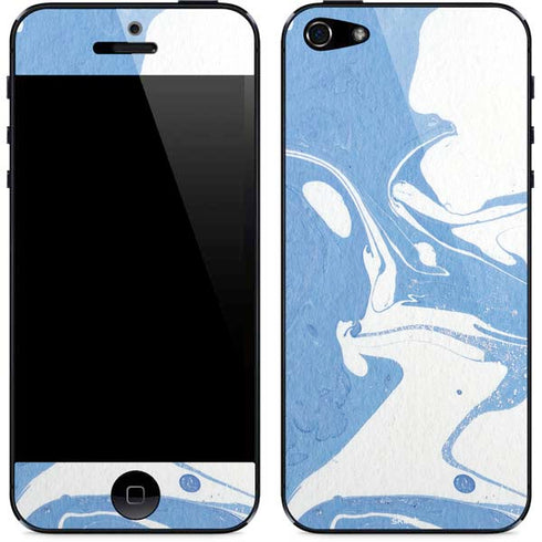 Marbleized Blue iPhone 5/5s/5SE Skin