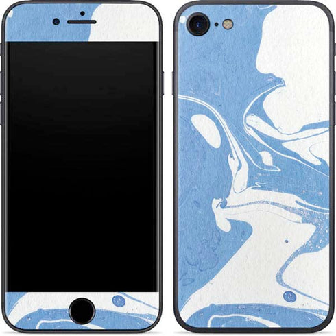 Marbleized Blue iPhone 7 Skin
