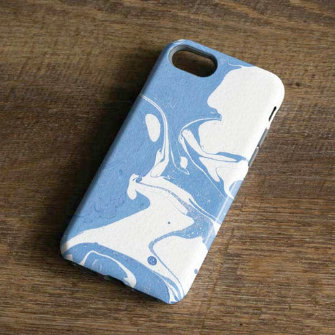 Marbleized Blue iPhone 8 Pro Case
