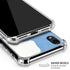 Marbleized Blue iPhone XR Clear Case