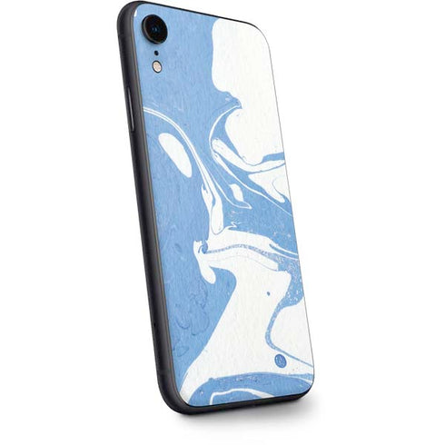 Marbleized Blue iPhone XR Skin