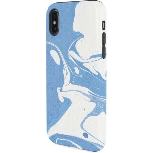 Marbleized Blue iPhone XS Pro Case