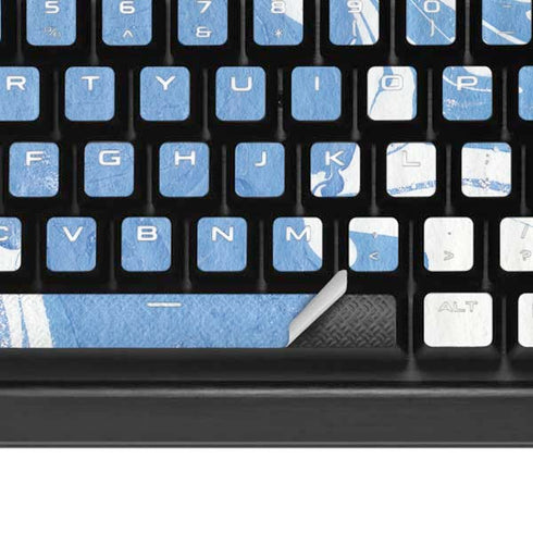 Marbleized Blue K95 RGB PLATINUM Mechanical Gaming Keyboard Skin