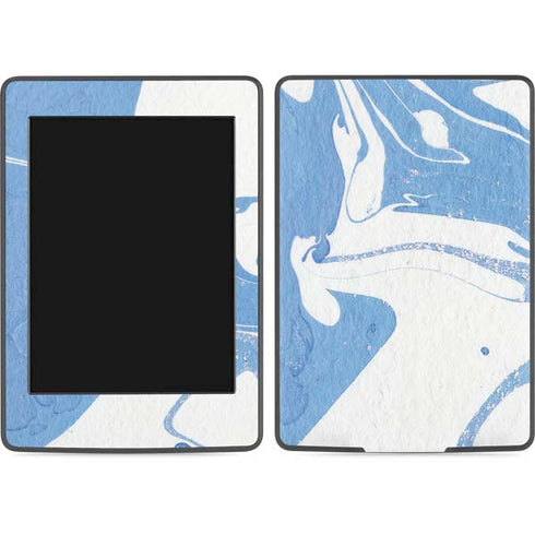 Marbleized Blue Amazon Kindle Skin