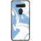 Marbleized Blue LG K51/Q51 Clear Case