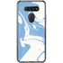 Marbleized Blue LG K51/Q51 Clear Case