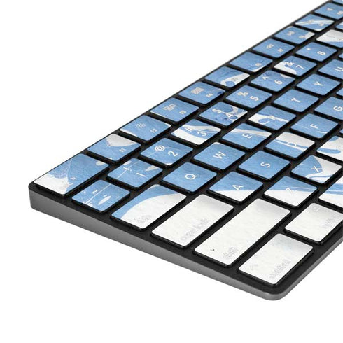 Marbleized Blue Magic Keyboard with Numeric Keypad Skin