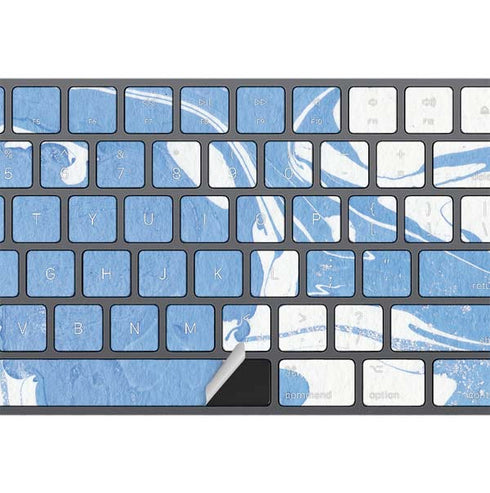 Marbleized Blue Magic Keyboard with Numeric Keypad Skin