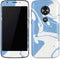 Marbleized Blue Moto E5 Play Skin