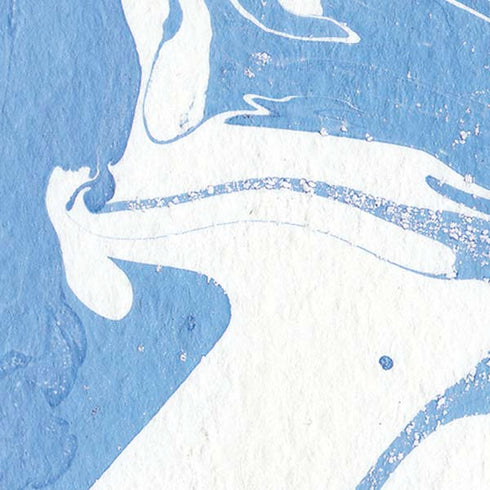 Marbleized Blue Moto E5 Play Skin