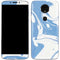 Marbleized Blue Moto E5 Plus Skin