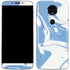 Marbleized Blue Moto E5 Plus Skin