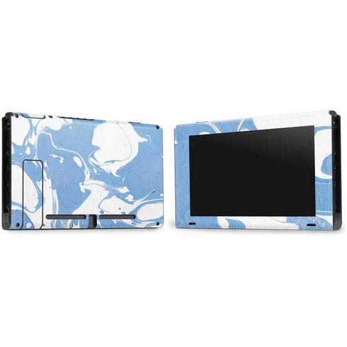Marbleized Blue Nintendo Switch Bundle Skin