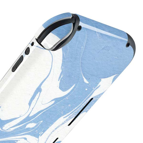 Marbleized Blue Nintendo Switch Lite Skin