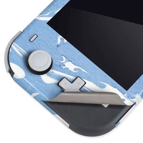 Marbleized Blue Nintendo Switch Lite Skin