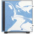 Marbleized Blue NZXT H510 Compact ATX Mid-Tower Case Skin