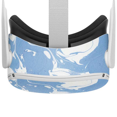 Marbleized Blue Oculus Quest 2 Skin