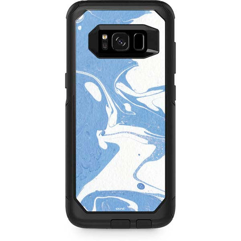 Marbleized Blue Otterbox Commuter Galaxy Skin