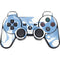 Marbleized Blue PS3 Dual Shock wireless controller Skin