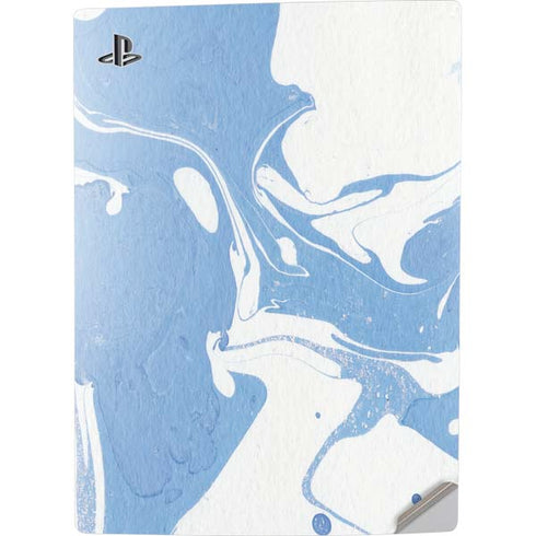Marbleized Blue PS5 Digital Edition Console Skin