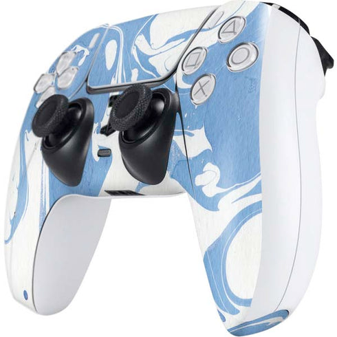 Marbleized Blue PS5 Controller Skin