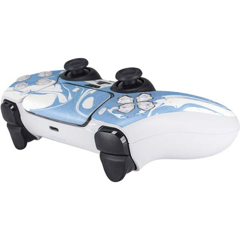 Marbleized Blue PS5 Controller Skin