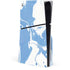 Marbleized Blue PS5 Slim Disk Console Skin