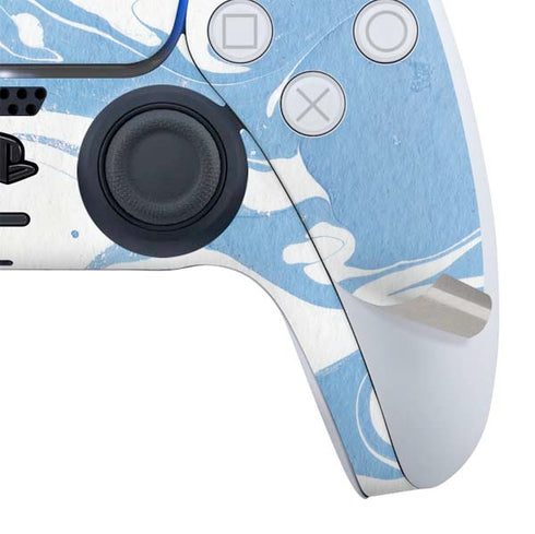 Marbleized Blue PS5 Slim Digital Edition Bundle Skin