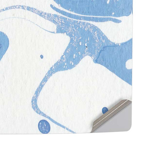 Marbleized Blue PS5 Slim Digital Edition Console Skin