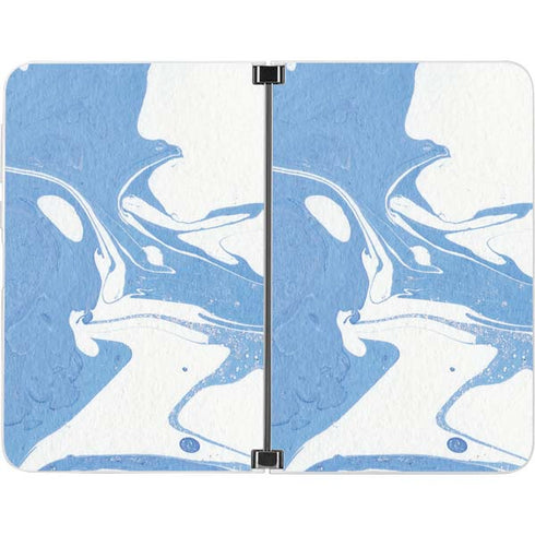 Marbleized Blue Surface Duo Skin