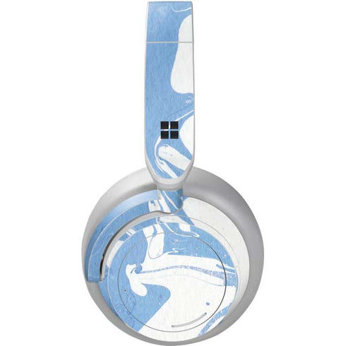 Marbleized Blue Surface Headphones Skin