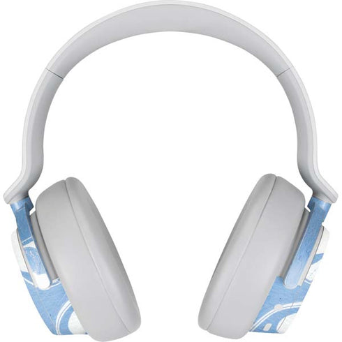 Marbleized Blue Surface Headphones Skin