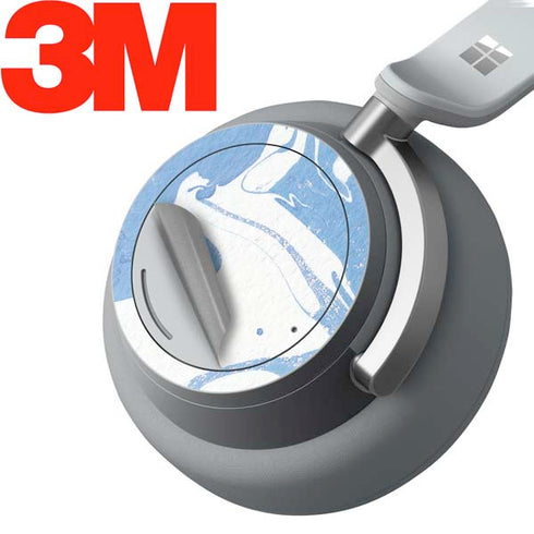 Marbleized Blue Surface Headphones Skin