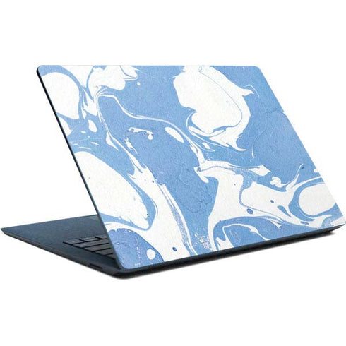 Marbleized Blue Surface Laptop Skin
