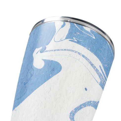 Marbleized Blue Yeti 20oz Tumbler Skin