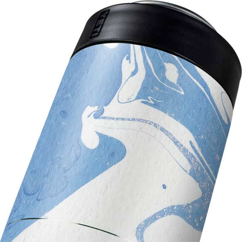 Marbleized Blue Yeti Colster Can Insulator Skin