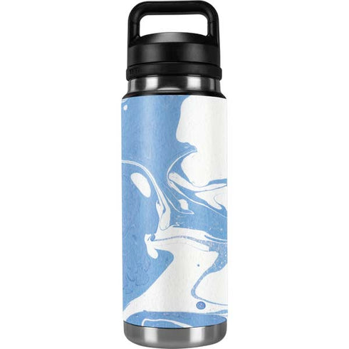 Marbleized Blue YETI Rambler 26oz Bottle Skin