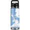 Marbleized Blue YETI Rambler 26oz Bottle Skin