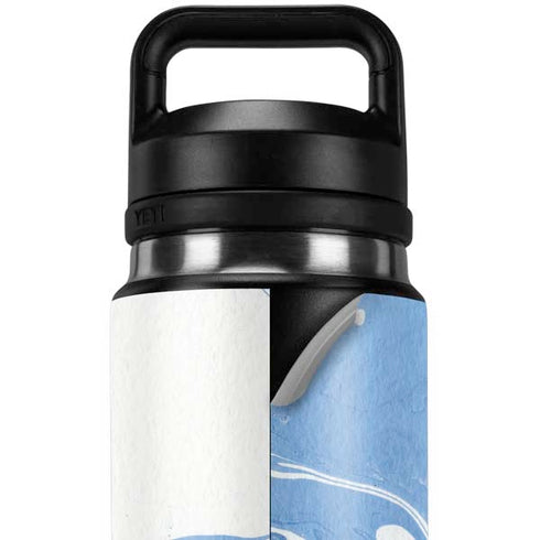 Marbleized Blue YETI Rambler 26oz Bottle Skin