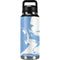 Marbleized Blue YETI Rambler 36oz Bottle Skin