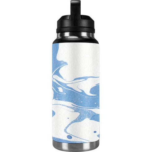 Marbleized Blue YETI Rambler 36oz Bottle Skin