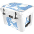 Marbleized Blue YETI Tundra 35 Hard Cooler Skin