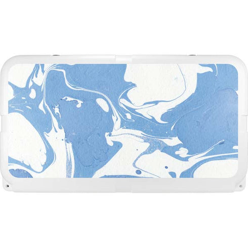 Marbleized Blue YETI Tundra 75 Hard Cooler Skin
