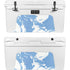 Marbleized Blue YETI Tundra 75 Hard Cooler Skin