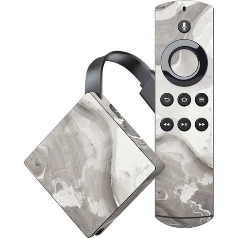 Marbleized Grey Amazon Fire TV Skin