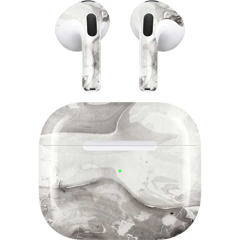 Marbleized Grey Apple AirPods (3rd Gen 2021) Skin