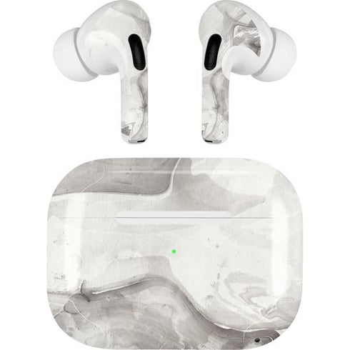Marbleized Grey Apple AirPods Pro Skin