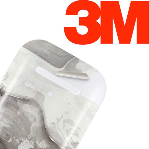 Marbleized Grey Apple AirPods Skin